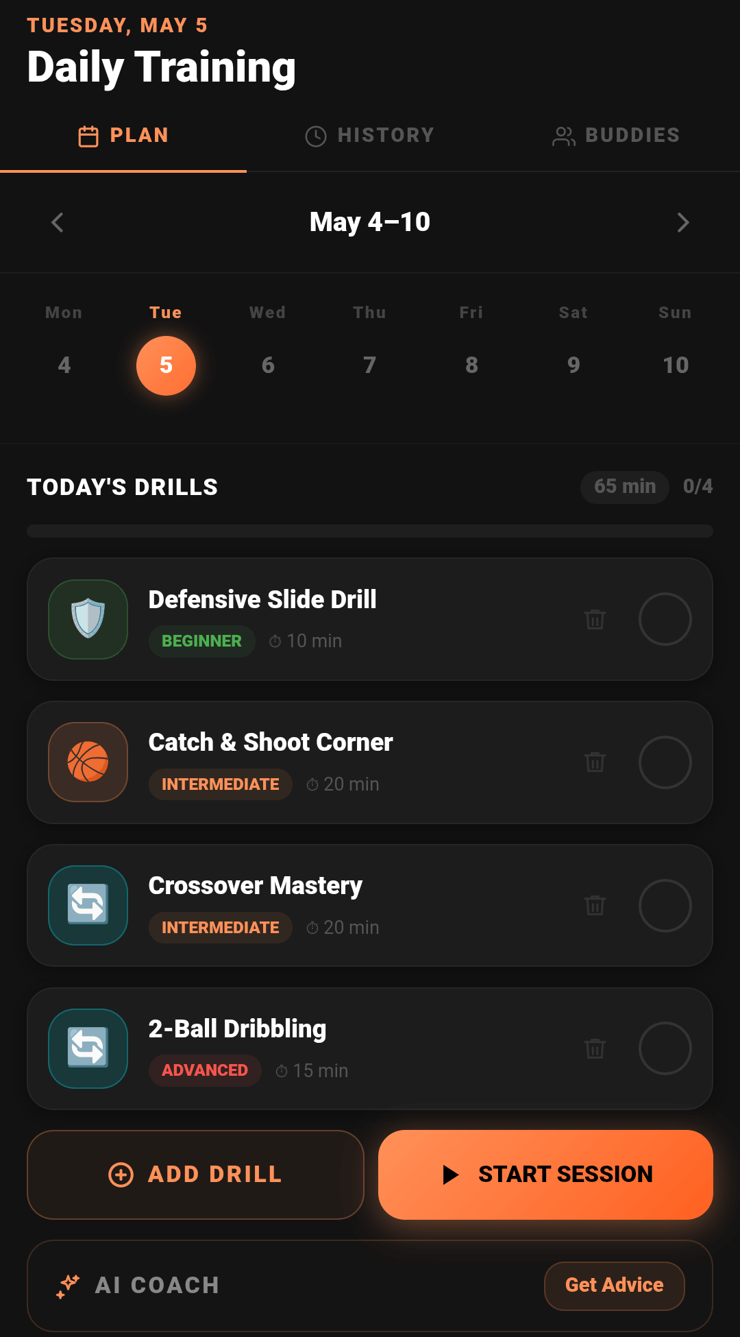 Training Log